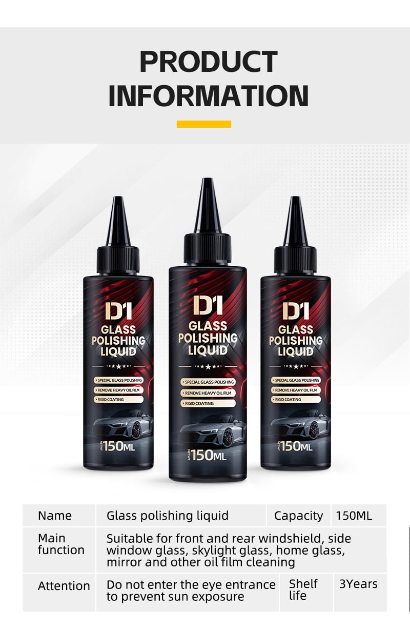 ⏰LAST DAY SALE 50% OFF - Car Glass Polishing Compound⚡BUY 2 GET 1 FREE
