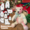 Memory Bear Template Ruler Set(10 PCS) - With Instructions