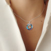 For Mother - S925 I Love You until Infinity Runs Out Crystal Infinity Necklace