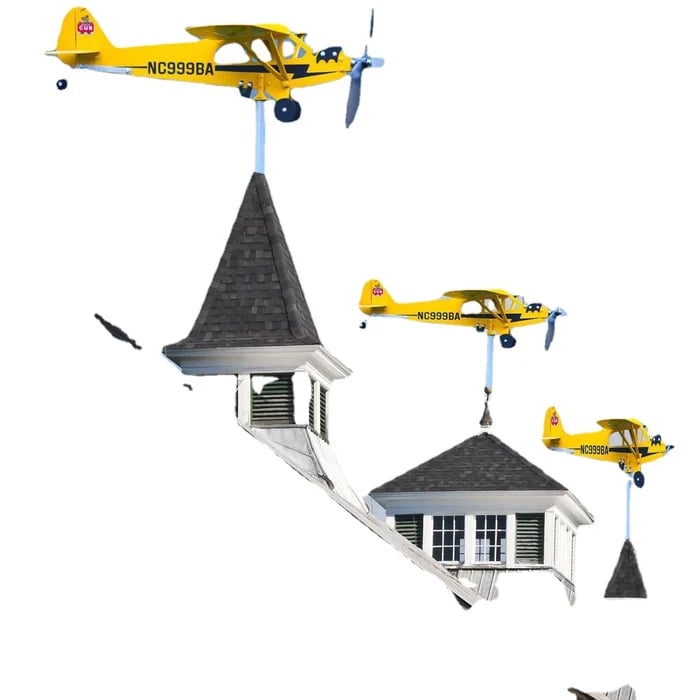 🎉LAST DAY -70%OFF - 🔥Piper J3 Cub Airplane Weathervane🎁New Year's gift for flight lovers