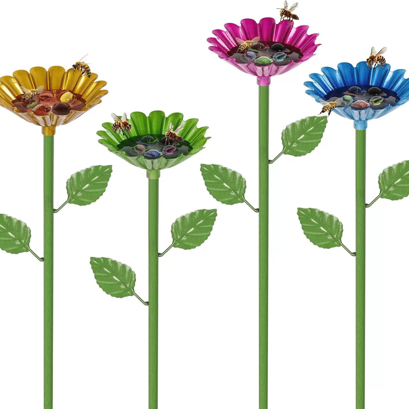 🎁TikTok Last Day Sale - 70% OFF🐝Bee and Butterfly Water Feeder with Flower Design🌷