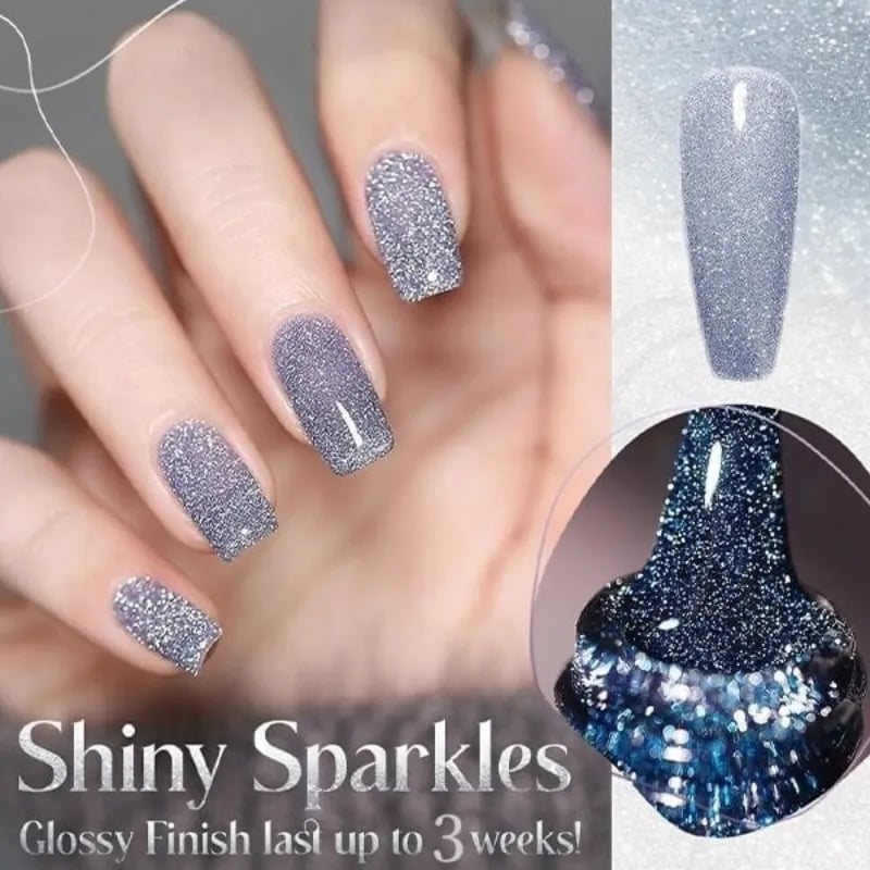 👍2025 New Arrival- 50% OFF - 💥High Density Glitter Nail Gel Polish💅 Buy 3 get 1 free