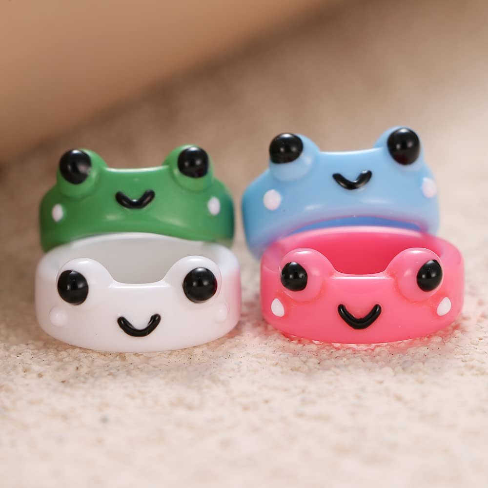 (🔥Summer Hot Sale- 50% OFF) Cute Smile Frog Rings