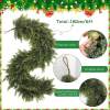 ⛄2025 Christmas 6 FT 2 Pcs Artificial Cedar Garlands