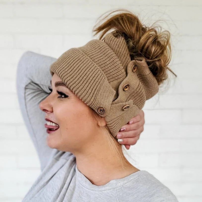 🔥 Hot Sale:49% OFFPonytail-Friendly Adjustable Winter Beanie