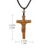 ✝️100% Handmade Jesus Cross Wooden Necklace(𝐉𝐚𝐦𝐞𝐬 𝐎𝐥𝐢𝐯𝐞𝐫 𝐇𝐚𝐧𝐝𝐦𝐚𝐝𝐞®)