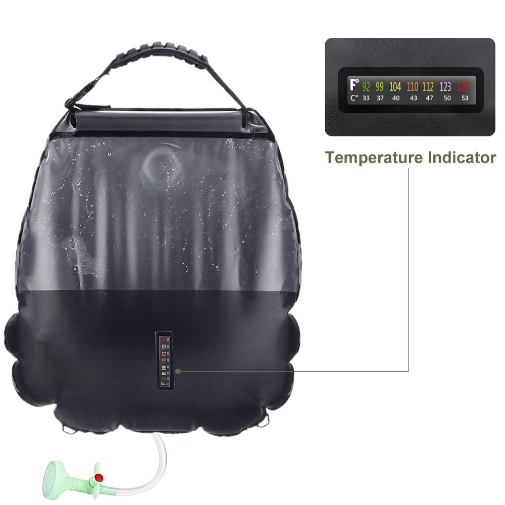 🔥Summer Hot Sale 50% OFF🔥Outdoor Solar Shower Bag With Thermometer
