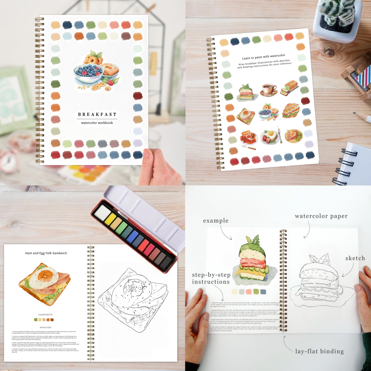 🔥2025 New Theme🖼️Beginner-Friendly💝Watercolor Workbook