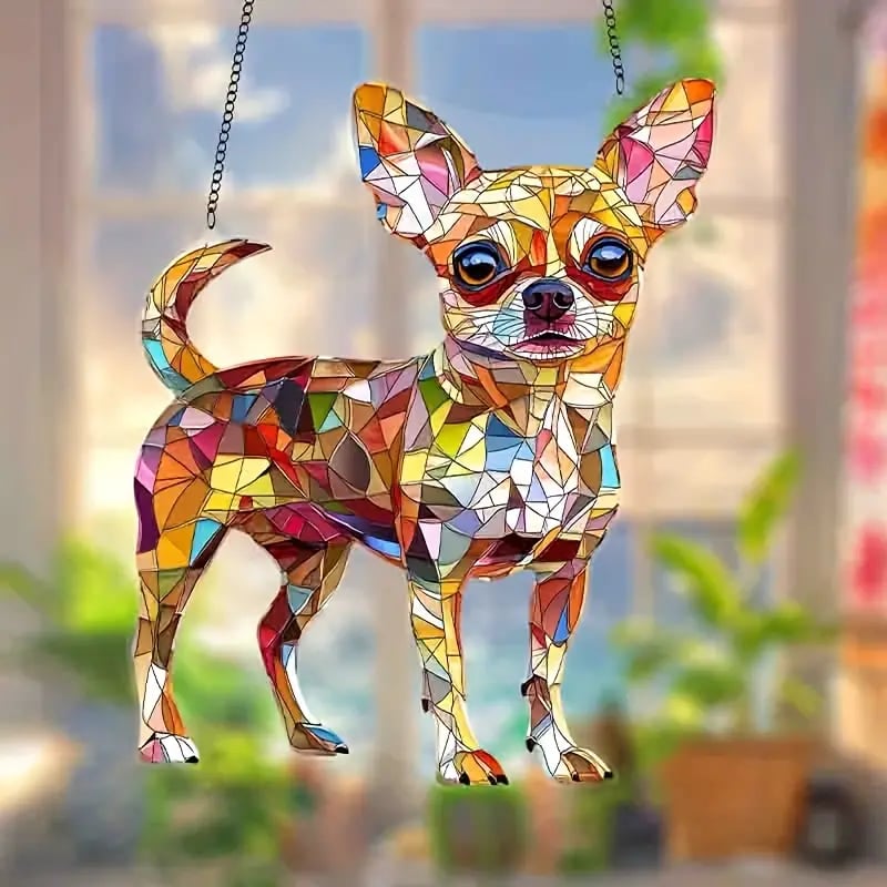 🌞Last Day 49% OFF🐕‍🦺Cute Chihuahua Suncatcher