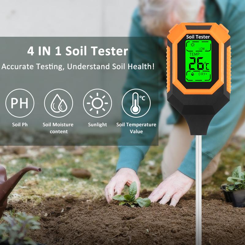 🌱4-in-1 Soil Tester