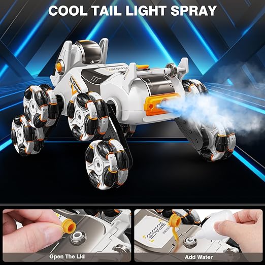 🔥Limited Time Sale 50% OFF- 2.4G RC Car 360° Rotation Stunt Mechanical Dog (Buy 2 Get Free Shipping)