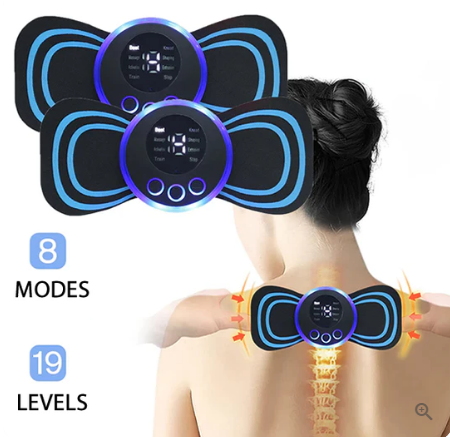 🔥BLACK FRIDAY SALE - BUY 1 GET 1 FREE!🔥Portable Massager with 8 Modes and LCD Screen - Mini Muscle Stimulator for Pain Relief