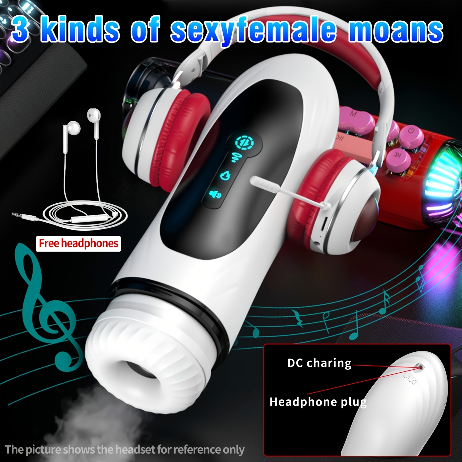 SHEMESIX - Male Masturbation Cup - Fully Automatic Retractable Sucking Vibration Stimulating Penis Exerciser Adult Products