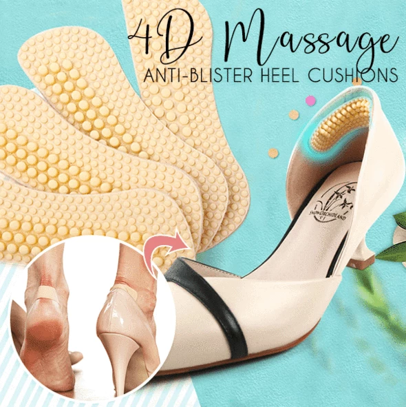 4D Massage Anti-blister Heel Cushions
