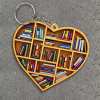 💝Book Lovers Heart Ornament(2D Flat)