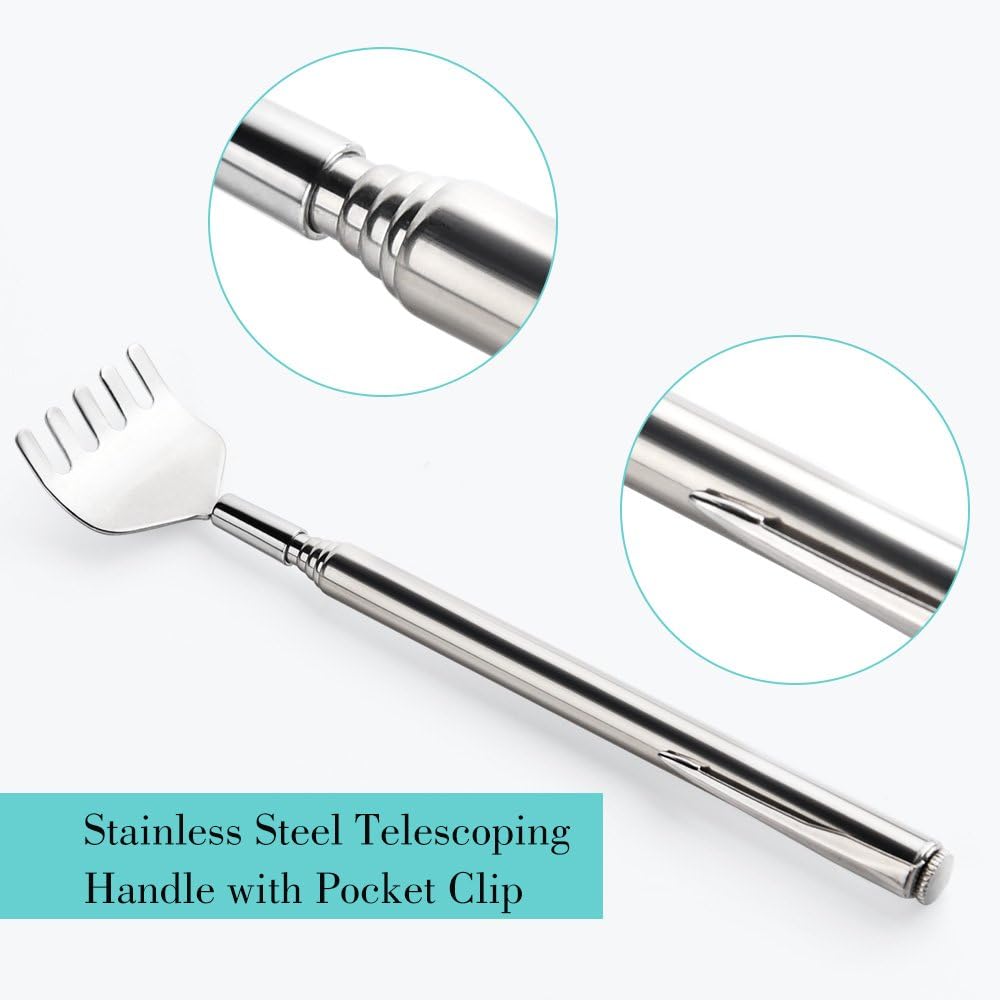 (🔥HOT SALE TODAY - 50% OFF) Stainless Steel Telescopic Back Scratcher