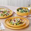 Stone Lain Coupe Dinnerware Set, Service For 4, Black Matte