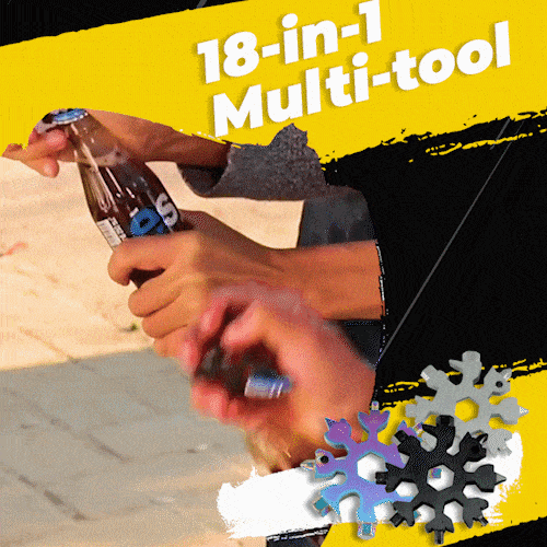 (🔥LAST DAY PROMOTION - SAVE 49% OFF)18-in-1 Snowflake Multi-tool-Buy 3 Get Extra 10% OFF