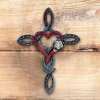 ❤️Handmade Natural Horseshoe Cross With Heart