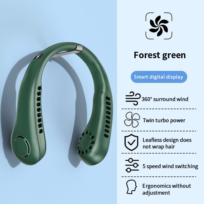 🎁Last Day Promotion SAVE 70% - 2023 New Portable Neck Fan(Buy 2 Free Shipping)