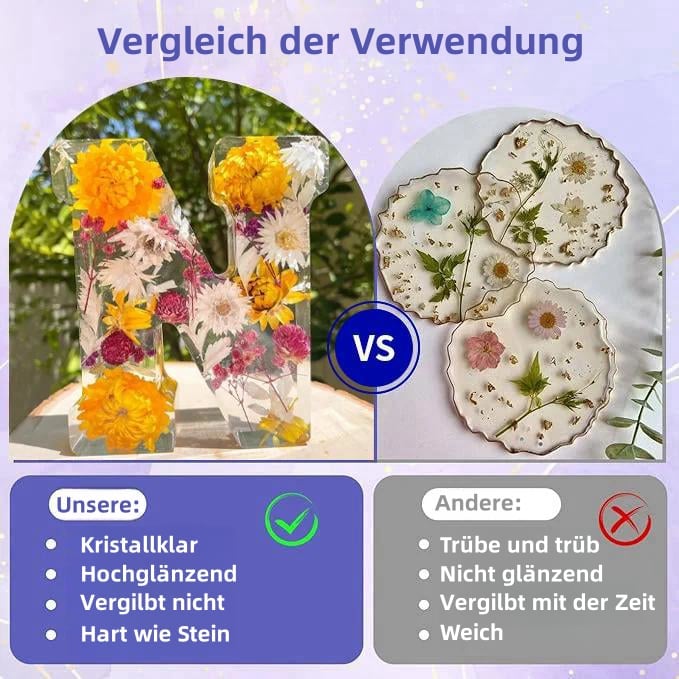 ❤️Handgefertigtes florales Harz🌸