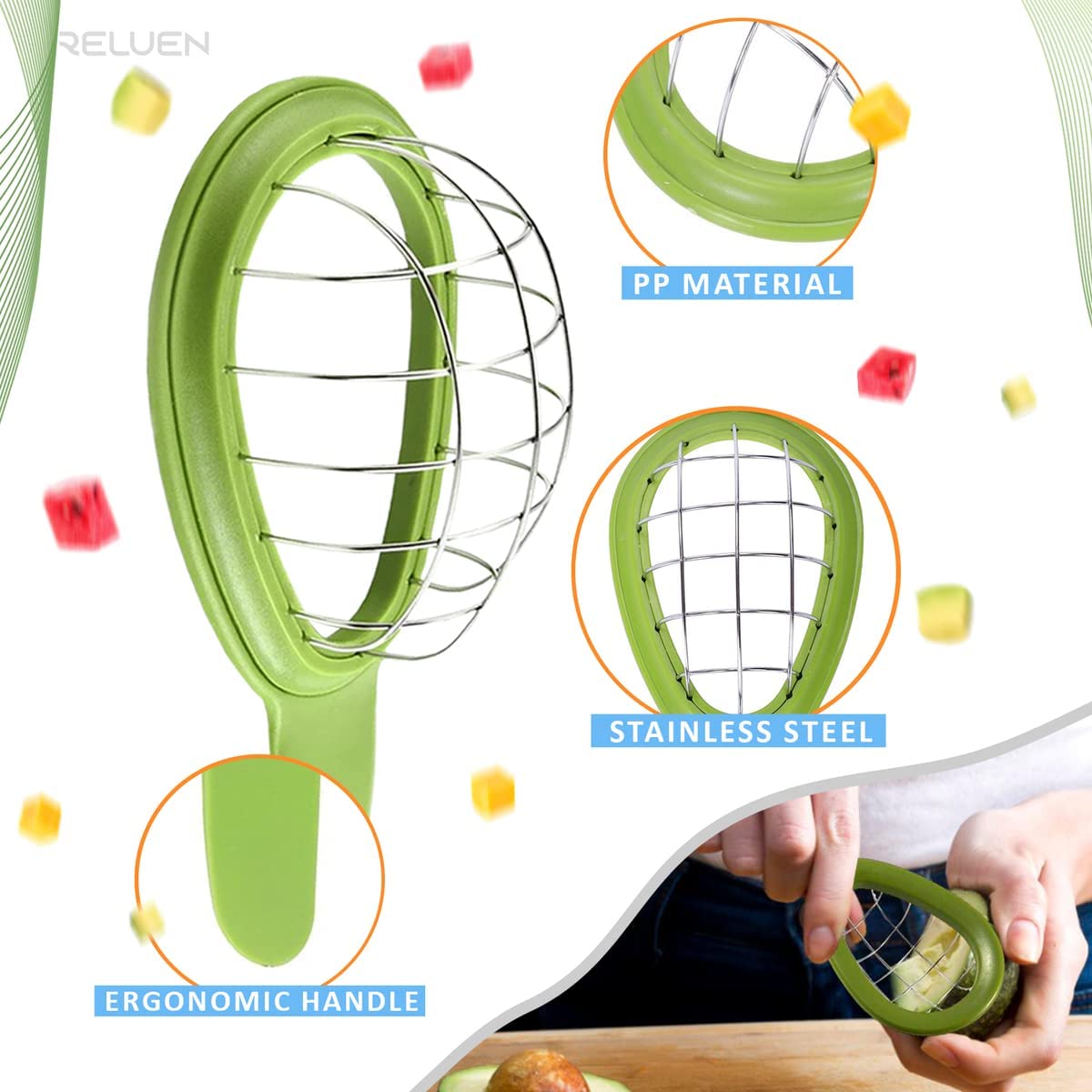 (🔥Last Day Promotion - 50%OFF) Avocado Cube Maker - Buy 3 Get Extra 20% Off