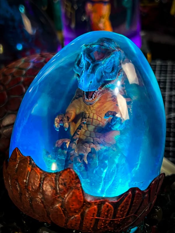 Last Day 50% OFF🔥Handmade Dinosaur Eggs Hatchlight