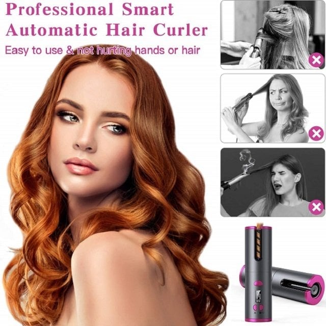 (🎄Christmas Big Sale -50% OFF)Cordless Automatic Hair Curler
