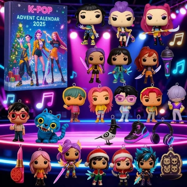 🎄Early Christmas Sale 70%🎁K&P Demon Hunters Advent Calendar 2025💜