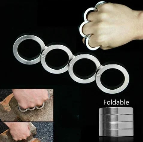 (🔥Last Day Promotion 50% OFF)👊Stainless Steel Outdoor Rotatable Folding Ring👊