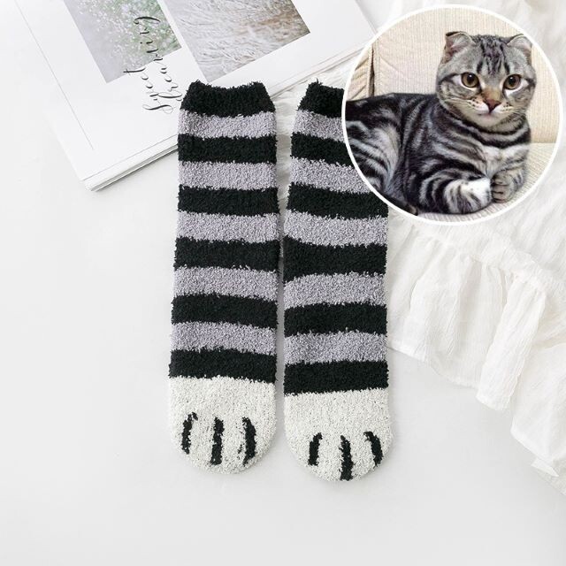 (New year Hot Sale)Cat's claw warm floor socks