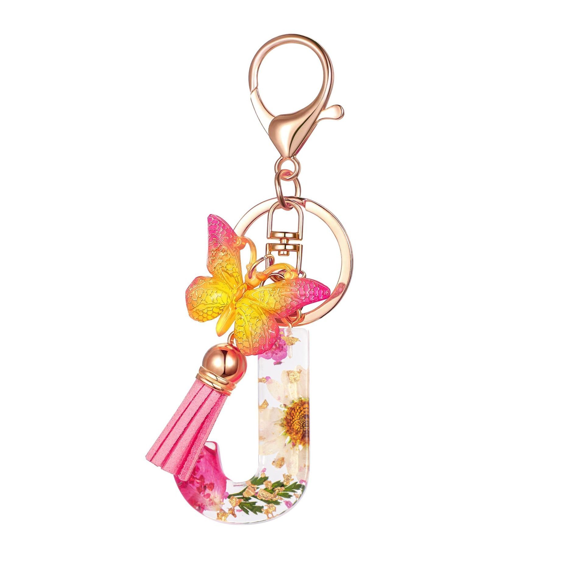 💥Special Offer - 🌼Initial Letter Keychains🦋