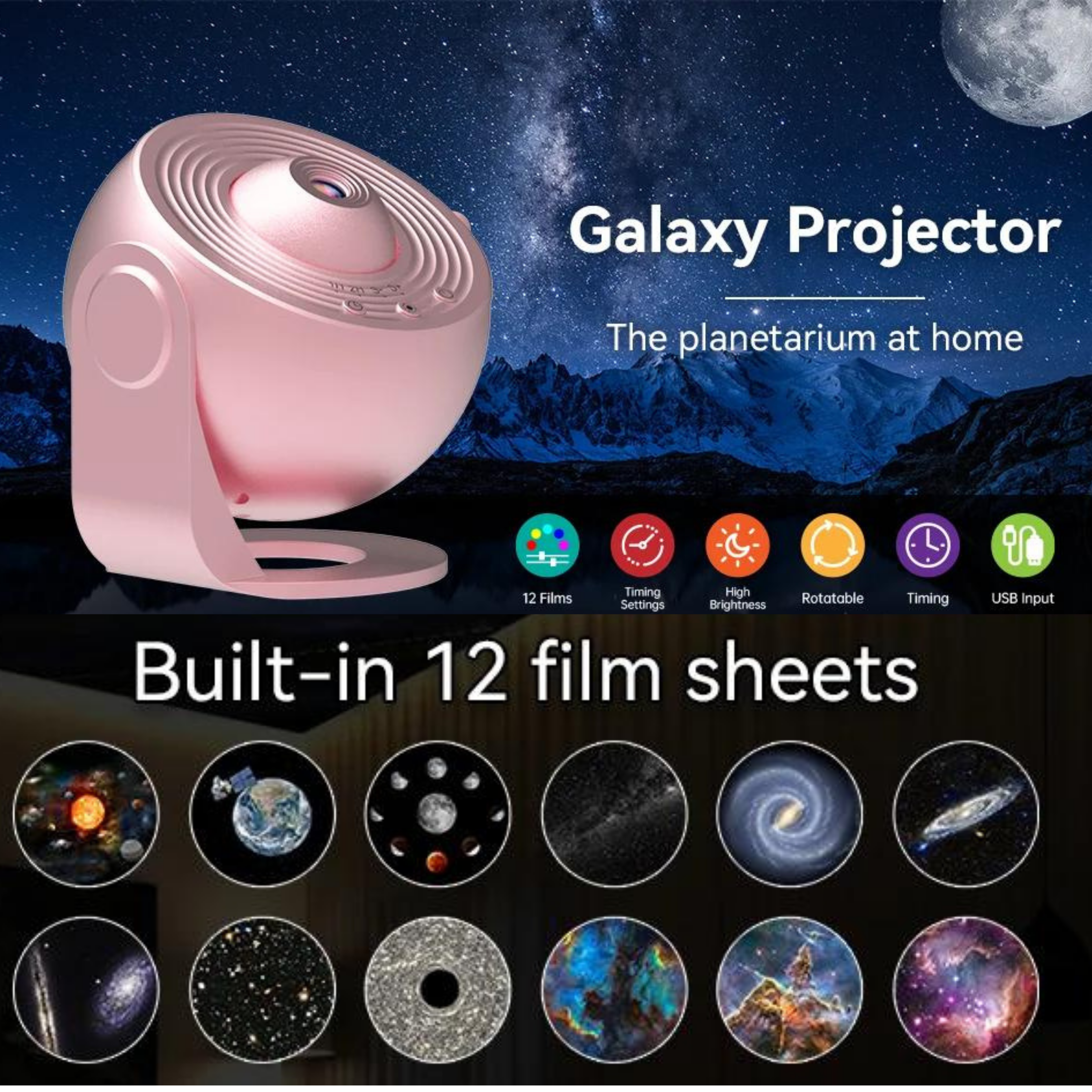 🌌Cosmic Starry Sky Projector lights，BUY 2 FREE SHIPPING