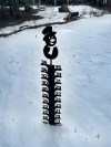 Iron Art Snow Gauge