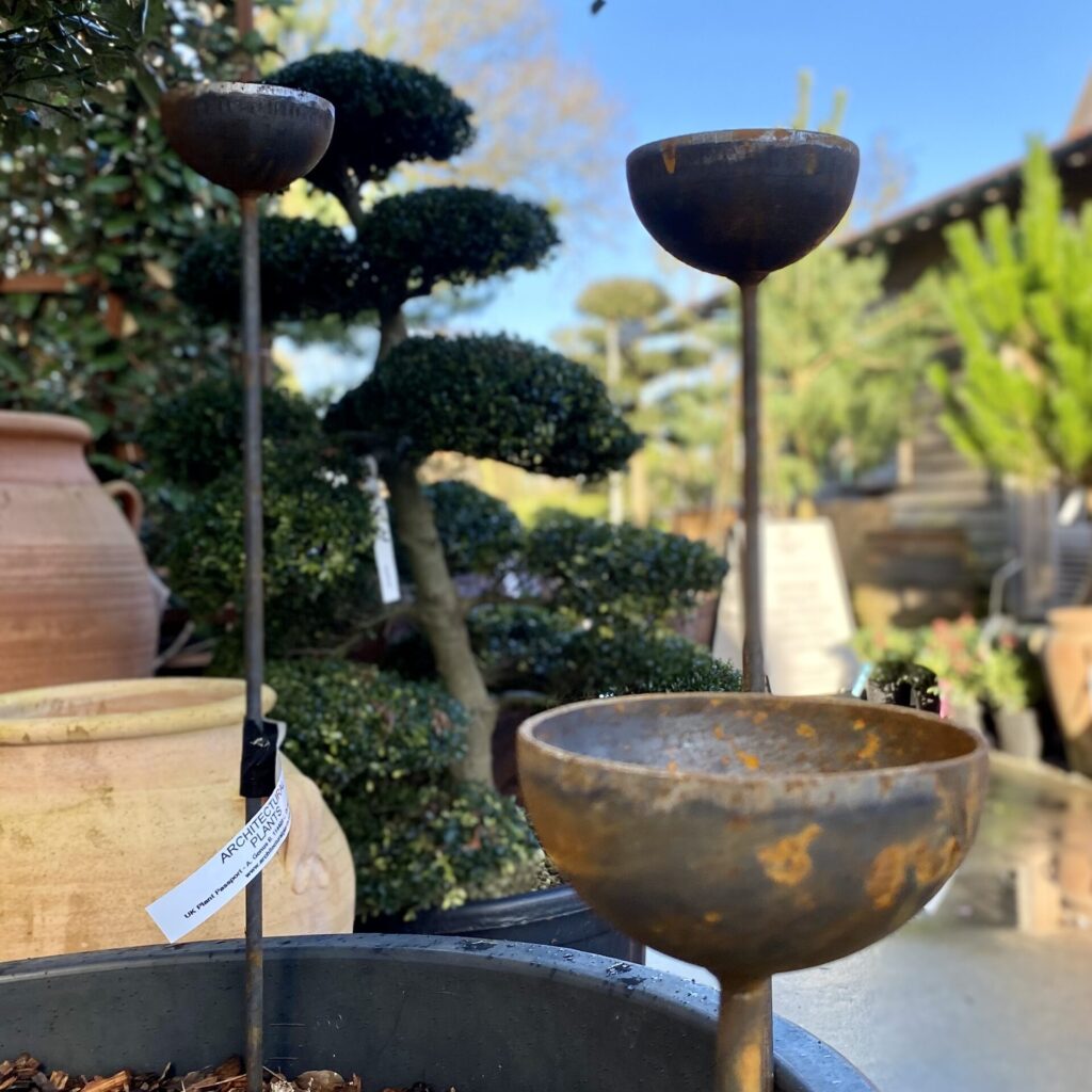 🔥🔥🔥 50% OFF – Limited Time Only! 🔥🔥🔥 Garden Stakes, Metal Yard Art, Outdoor Garden Decor, Rustic Metal Sculpture Rusty Rain Catchers Unique Gift