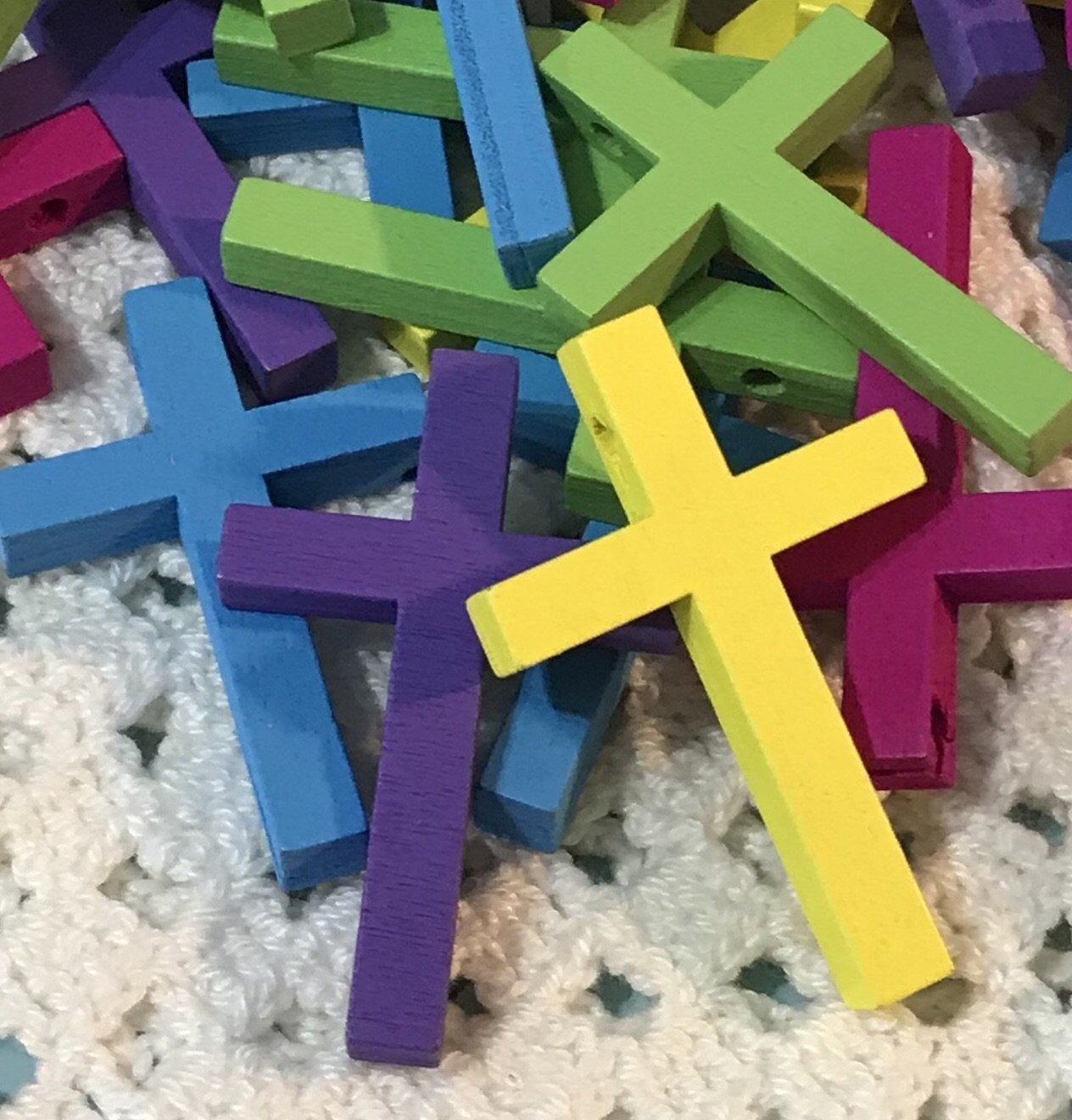 Prayer Quilt with cross inside