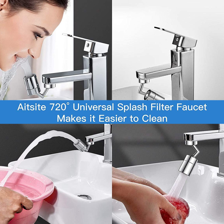 (Buy 2 get 1 free TODAY!) Universal Splash Filter Faucet - Applicable Internal Thread 22-24mm