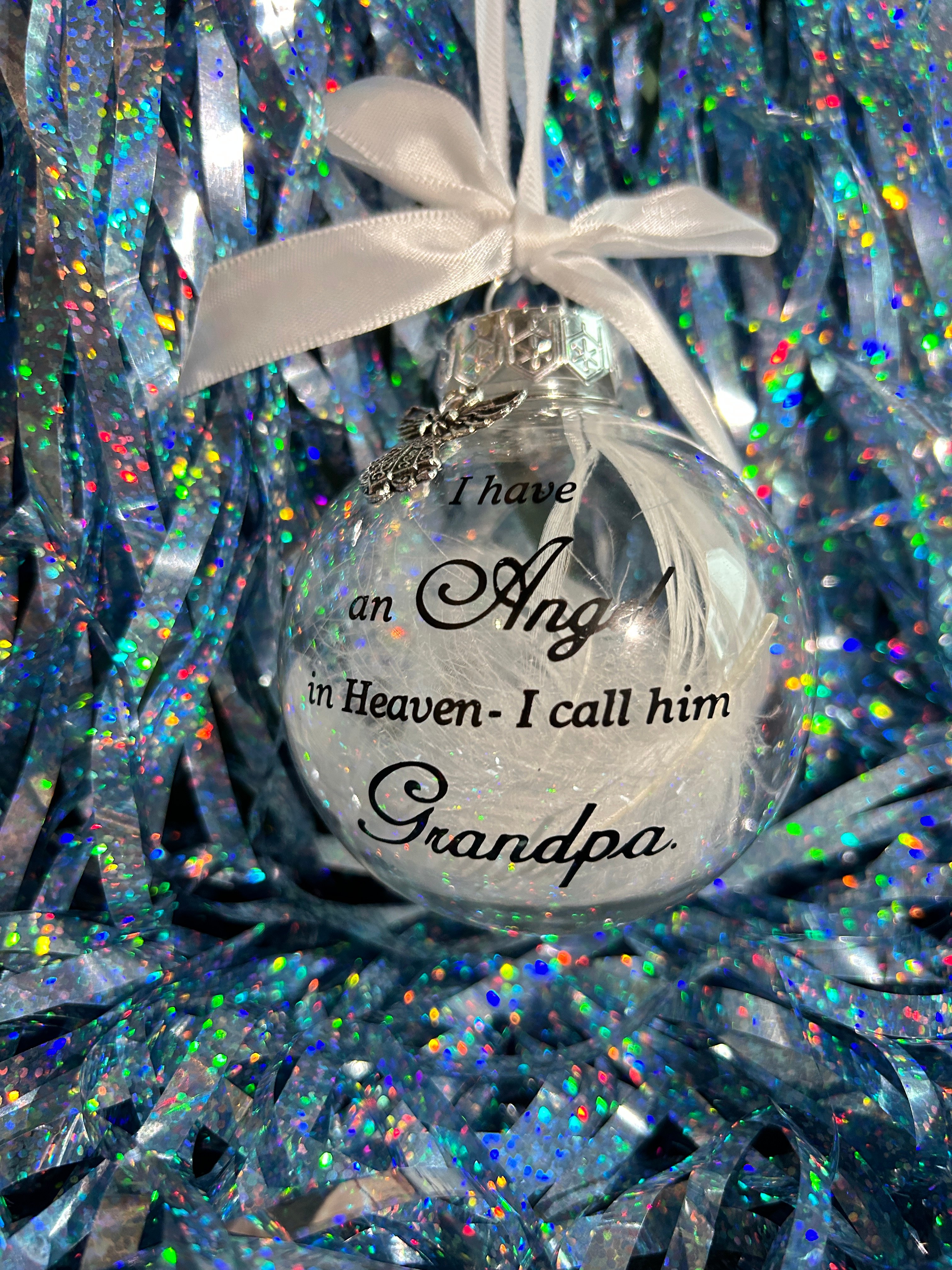 It's all handmade - Angel In Heaven Memorial Ornament