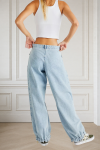 🔥LAST DAY 50% OFF🔥2025 New In Lotus Tube Jeans(BUY 2 FREE SHIPPING)