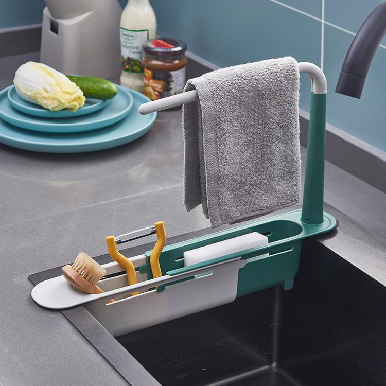 (🎄Early Christmas Sale - 48% OFF) Updated Telescopic Sink Rack