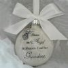 (Christmas Pre Sale- 50% OFF) Christmas Ornaments Feather Ball- Angel In Heaven Memorial Ornamen