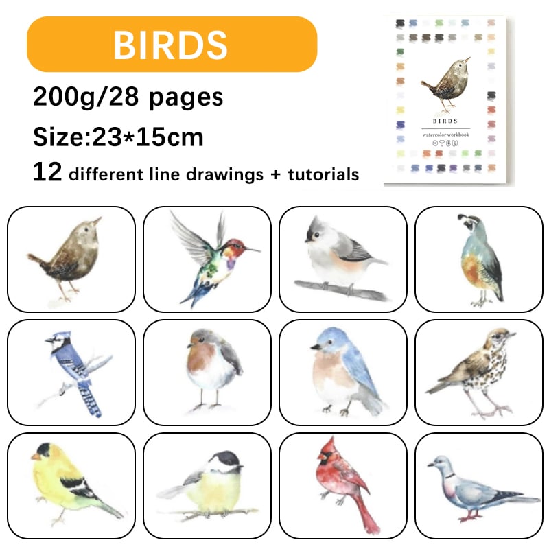 💕𝙊𝙏𝙀𝙃® Watercolor Workbook