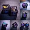 Obsidian Pixel Dice Set