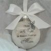 (Christmas Pre Sale- 50% OFF) Christmas Ornaments Feather Ball- Angel In Heaven Memorial Ornamen