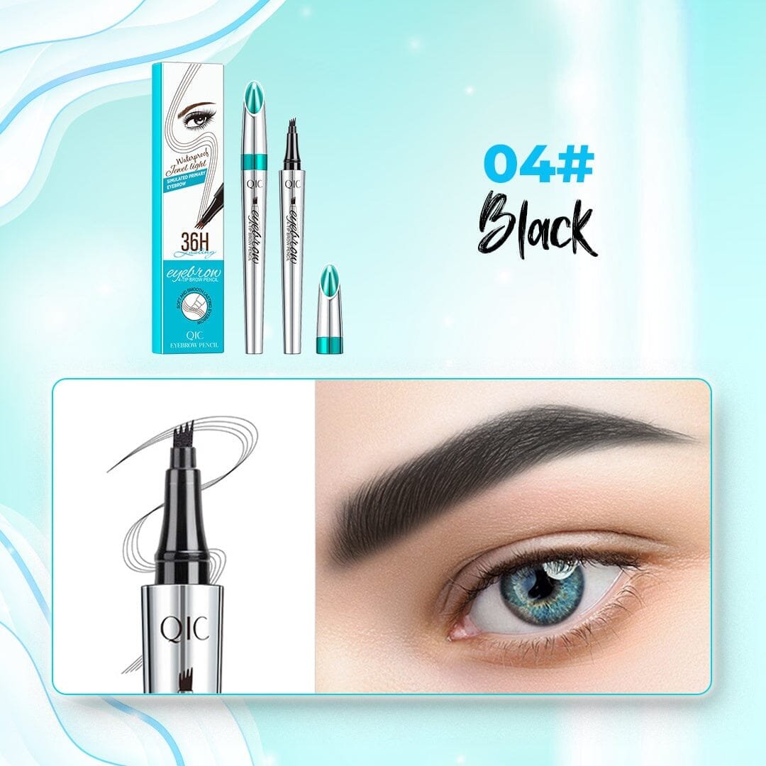 (🔥Last Day 50% OFF) 3D Microblading 4-tip Eyebrow Pen