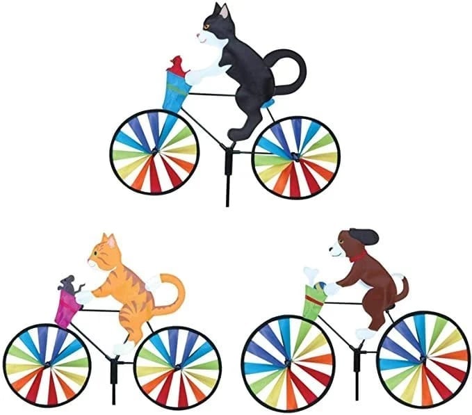 🎉LAST DAY -70%OFF - 🔥HANDCRAFT CAT BICYCLE WIND SPINNER⚡Buy 2 Get Free Shipping