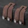 TwinHook Leather Car Headrest Hangers