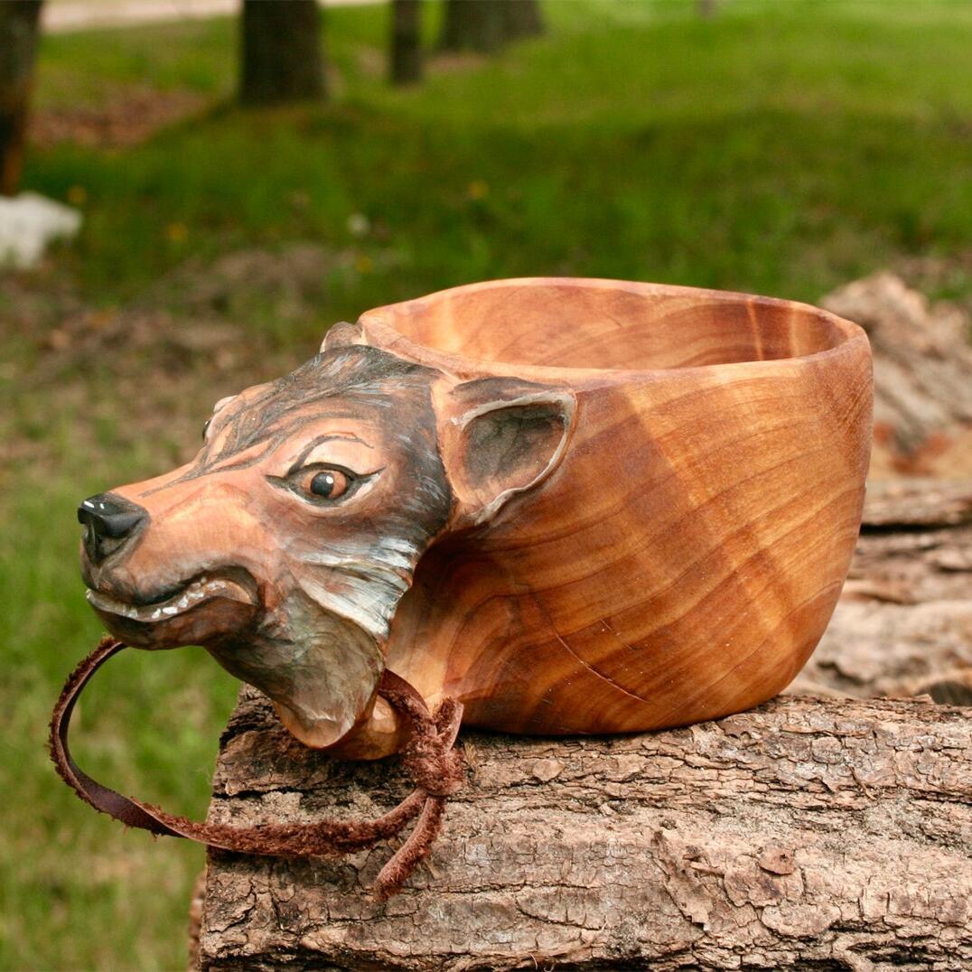 🔥Animal Handmade Wooden Cup