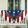 Patriotic Eagle American Non-Pleated Fan Flag TPT1636