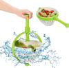 🔥Last Day Promotion 50% OFF🔥Vegetable Spinner Colander with Collapsible Handle